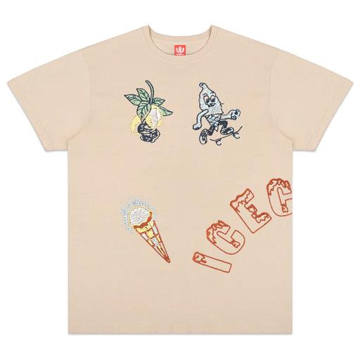 ICECREAM Consume S/S Knit Tee Men’s T-Shirts 193034100935 Free Shipping Worldwide