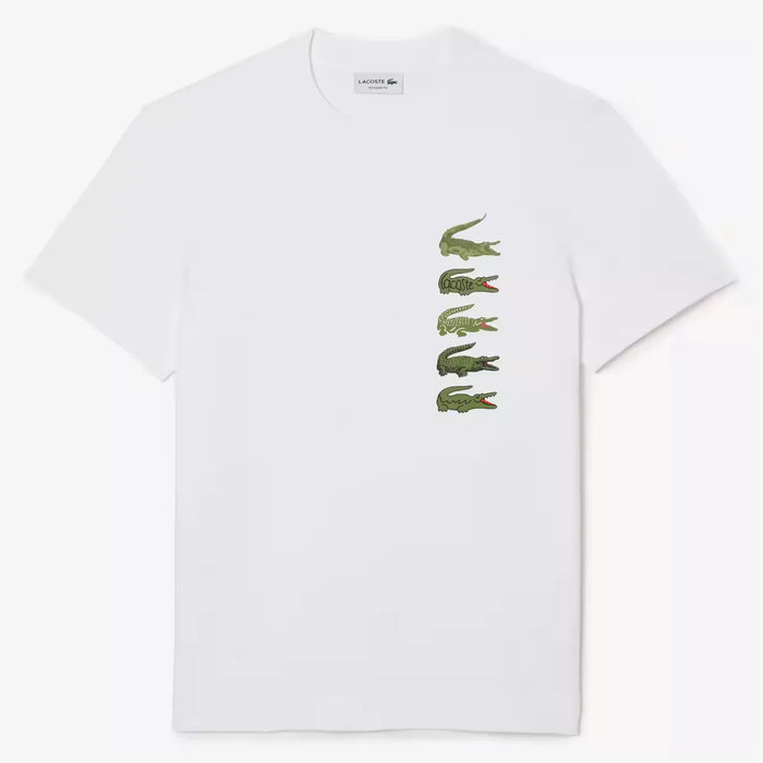 Lacoste Men’s Regular Fit Iconic Croc T-Shirt T-Shirts 195750606647 Free Shipping Worldwide