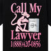 Market Pink Panther Call My Lawyer T-Shirt Men’s T-Shirts Purple Brand 840339647374