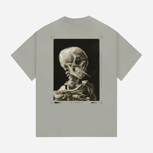 STAMPD Skeleton Garment Dye Relaxed Fit Tee V1 Mens Tees 840200640862 Free Shipping Worldwide