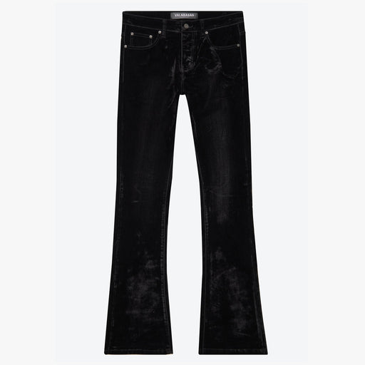 Valabasas ’Luxe’ Suede Stacked Flare Jean Men’s Pants 704415128532