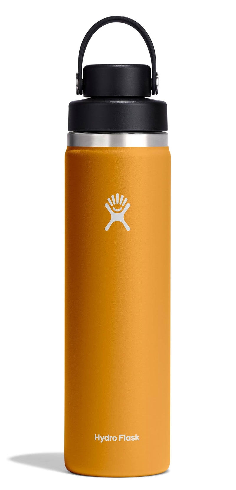 Hydro Flask Wide Mouth Chug Cap vacuum insulated stainless steel water bottle with leakproof closeable lid for cold water drinks, sports, travel, car and school