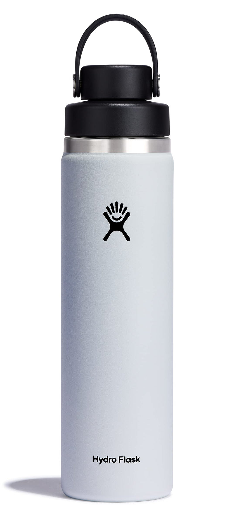 Hydro Flask Wide Mouth Chug Cap vacuum insulated stainless steel water bottle with leakproof closeable lid for cold water drinks, sports, travel, car and school