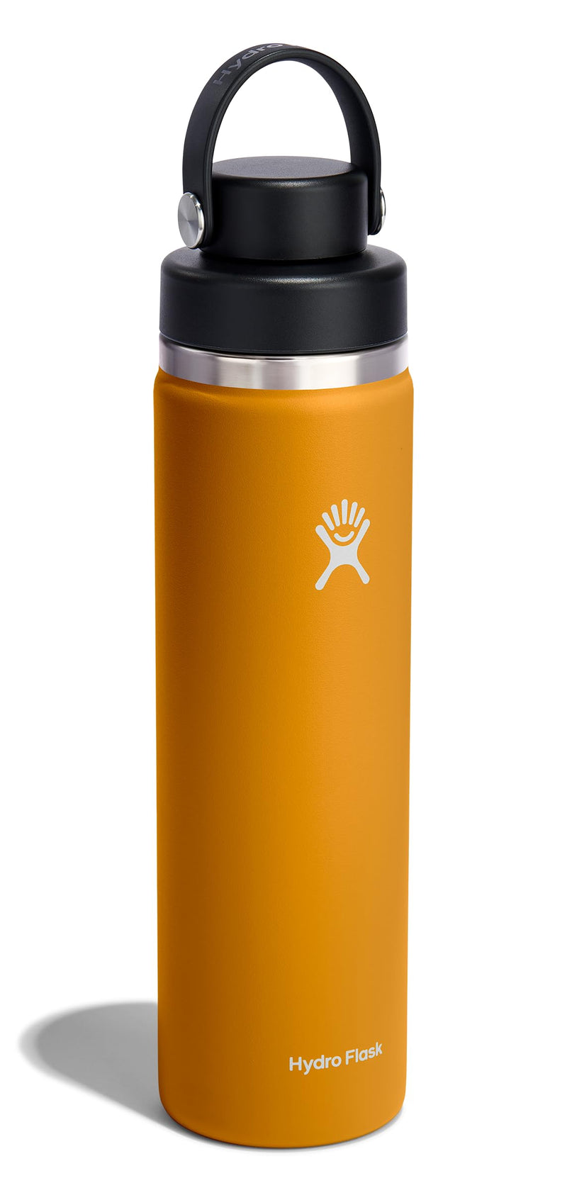 Hydro Flask Wide Mouth Chug Cap vacuum insulated stainless steel water bottle with leakproof closeable lid for cold water drinks, sports, travel, car and school