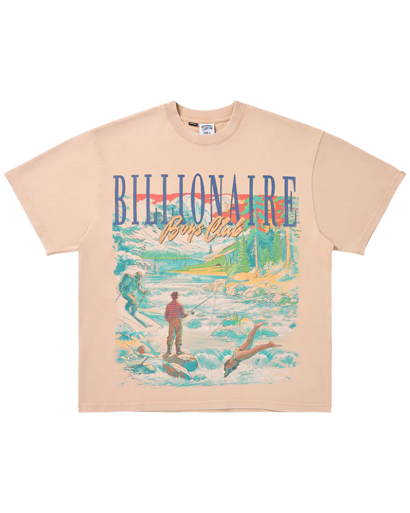 BILLIONAIRE BOYS CLUB 861-3314 BB GREAT OUTDOORS SS KNIT TEE