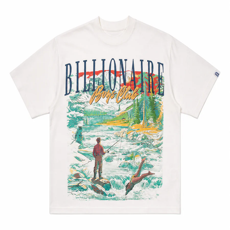 BILLIONAIRE BOYS CLUB 861-3314 BB GREAT OUTDOORS SS KNIT TEE