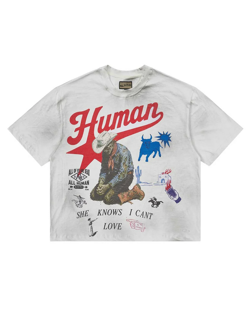 ALL HUMAN LOVE ME HATE ME TEE