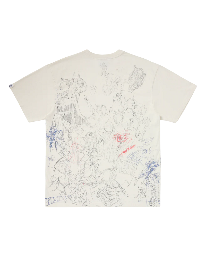 BILLIONAIRE BOYS CLUB 861-3312 BB SKETCH SS KNIT TEE