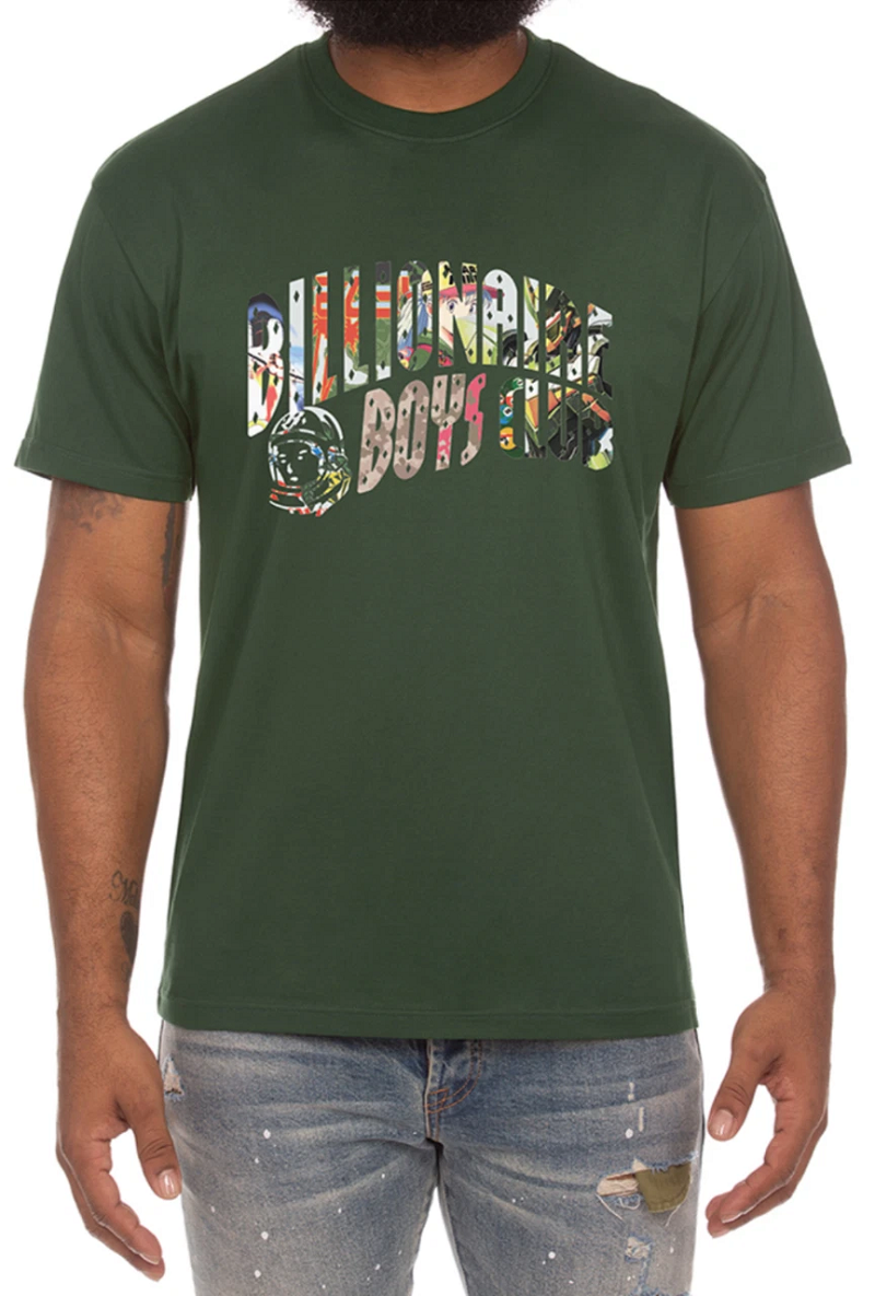BILLIONAIRE BOYS CLUB 861-2204 BB CURVE COLLAGE SS TEE