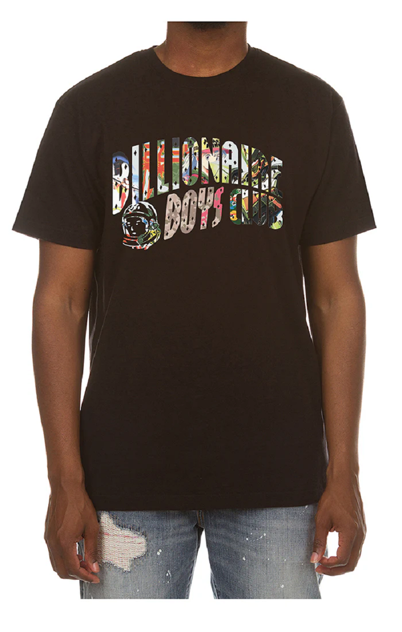 BILLIONAIRE BOYS CLUB 861-2204 BB CURVE COLLAGE SS TEE