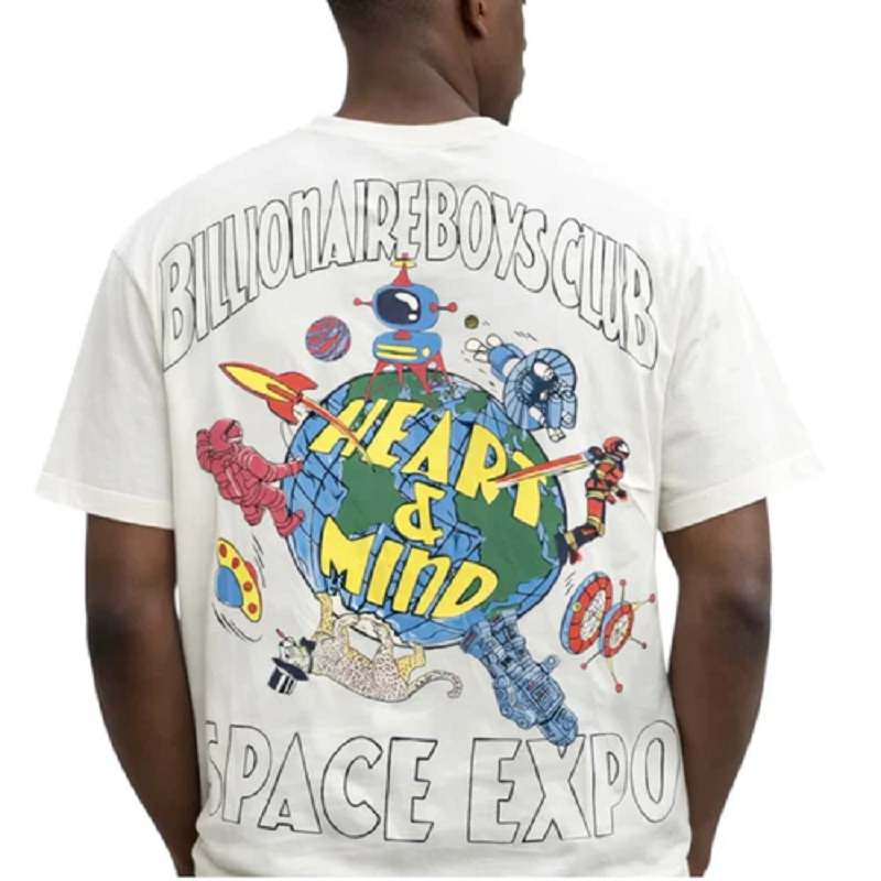 BILLIONAIRE BOYS CLUB 861-2317 BB SPACE EXPO SS KNIT TEE
