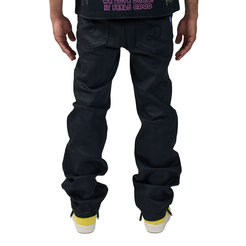 DUAA MOON BLACK DENIM JEANS