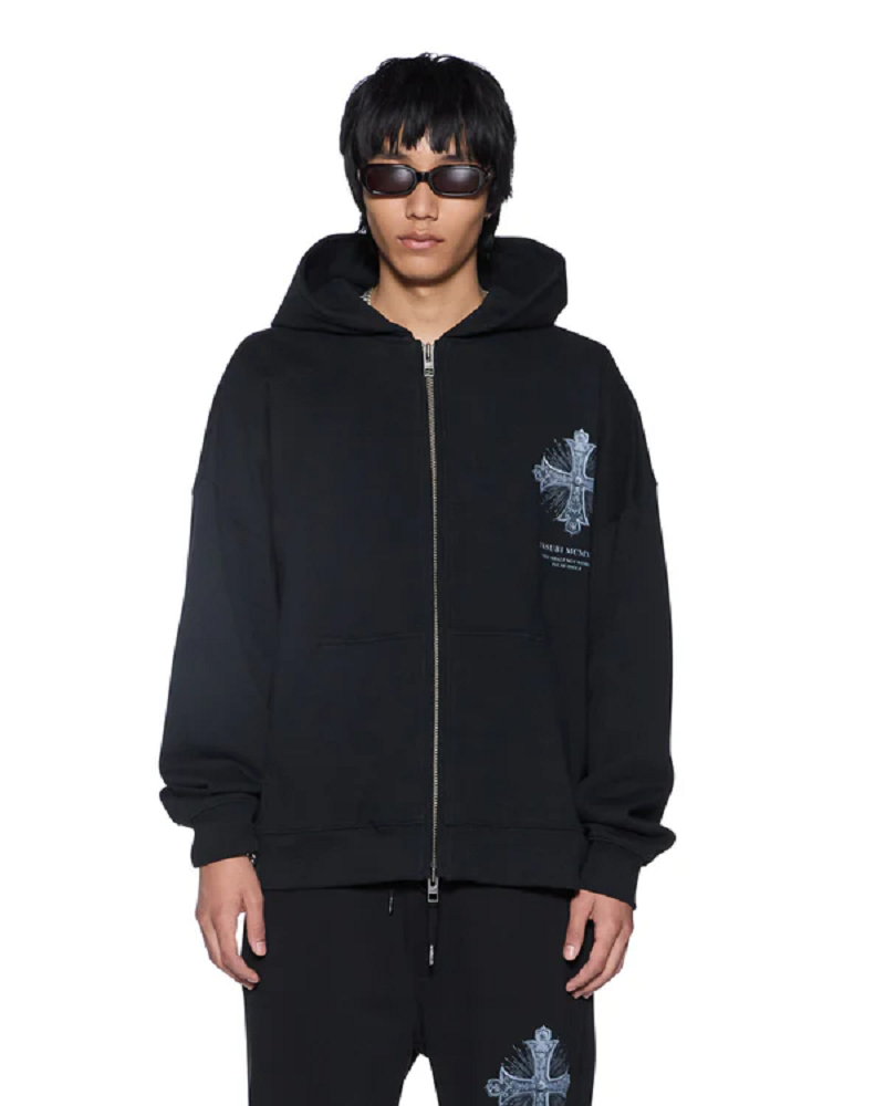 KSUBI MSP26FL021 FALSE IDOLS EKCESS ZIP HOODIE