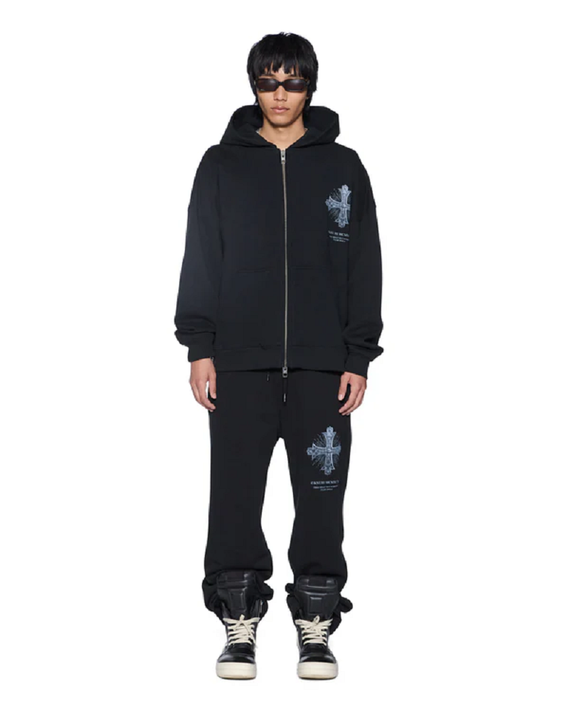 KSUBI MSP26FL021 FALSE IDOLS EKCESS ZIP HOODIE
