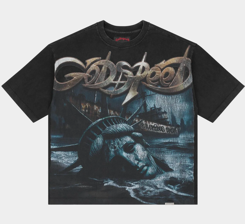 GODSPEED LIBERTY-RUINS T-SHIRT BOOM326