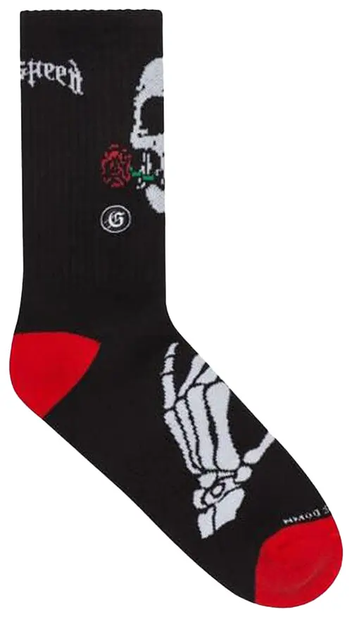 GODSPEED SKULL-ROSES-SOCKS  UNISEX