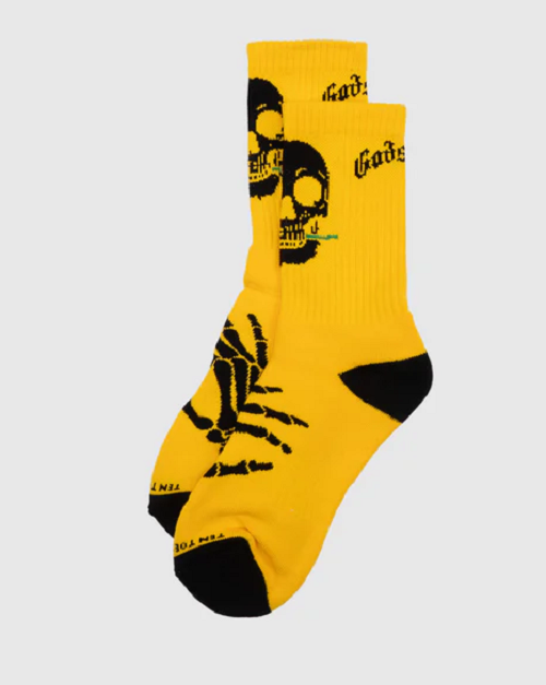 GODSPEED SKULL-ROSES-SOCKS  UNISEX
