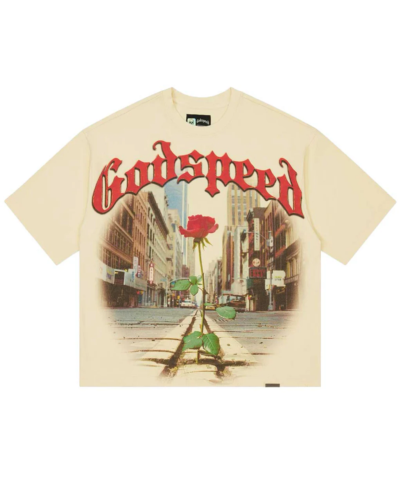 GODSPEED CONCRETE-ROSE-T-SHIRT TEE