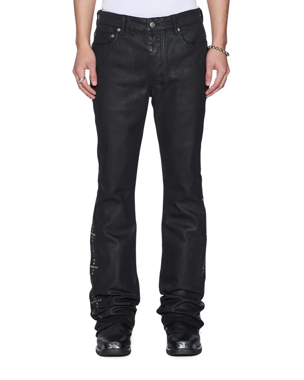 KSUBI MSP26DJ056 BRONKO BACKSTAGE BLACK STUDDED JEANS