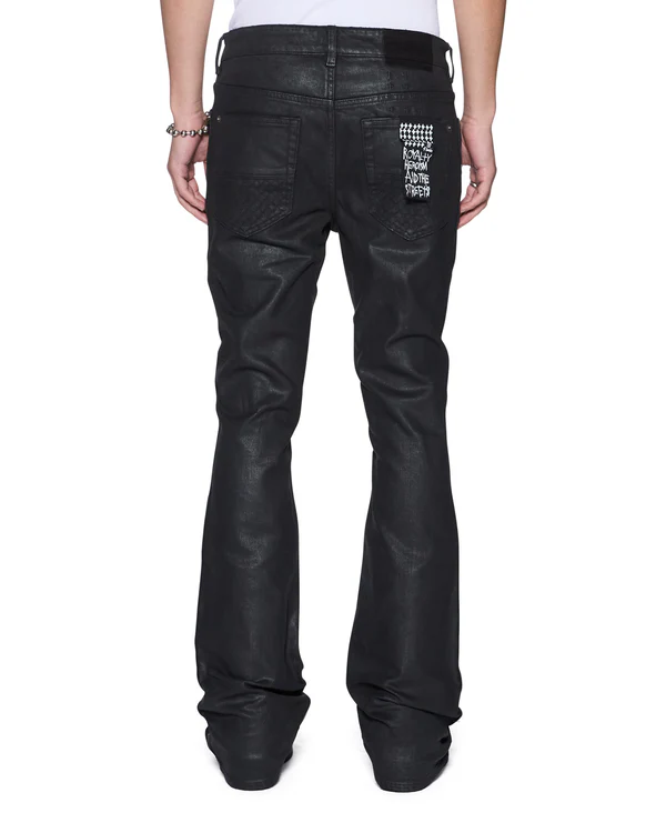 KSUBI MSP26DJ056 BRONKO BACKSTAGE BLACK STUDDED JEANS