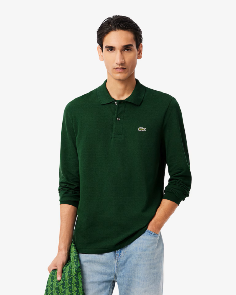 LACOSTE PH0037-51 CHEMISE COL BORD-COTES MA POLO MEN