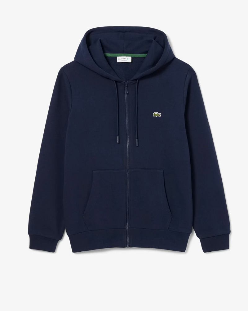 Lacoste Men's SH9809-51 Classic Fit Zip-Up Fleece Sweatshirt