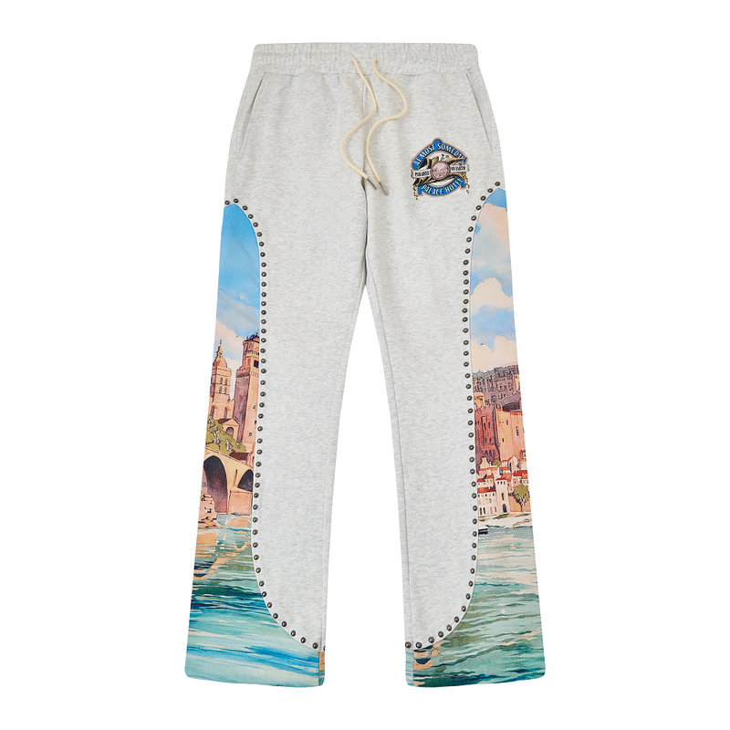 ALMOST SOMEDAY AS-S26-077 PALACE FLARES SWEATPANTS