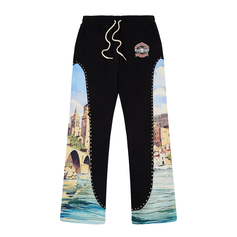 ALMOST SOMEDAY AS-S26-078 PALACE FLARES SWEATPANTS