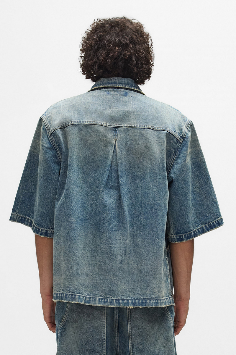 PURPLE BRAND M0024-WOSB226 WORKWEAR SS SHIRT
