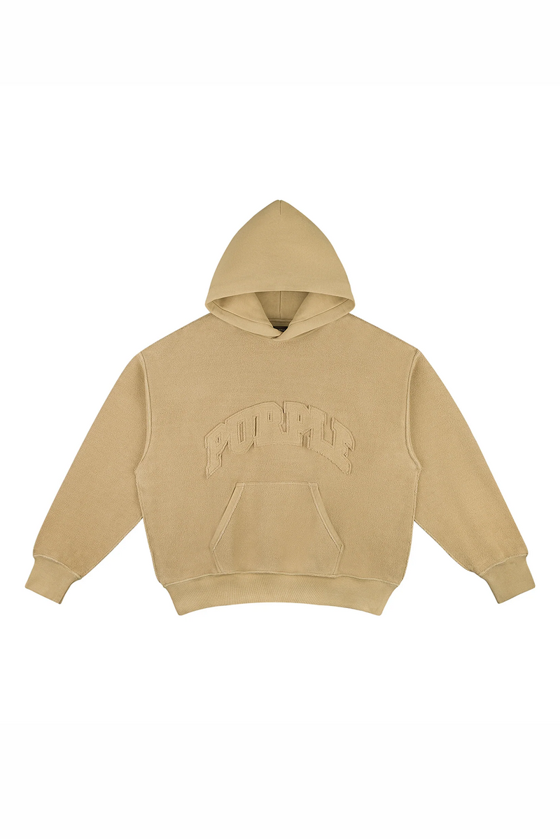 PURPLE BRAND M4165-RFTA126 SLAB WORDMARK HOODIE