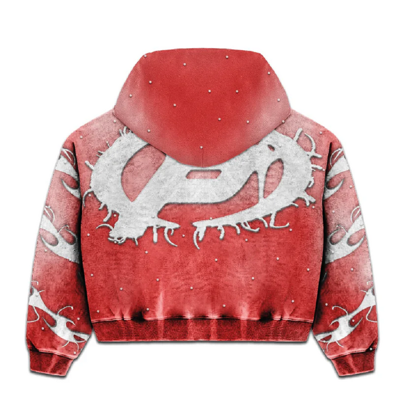 PRESTIGE COLLECTION FLAMES HOODIE MEN