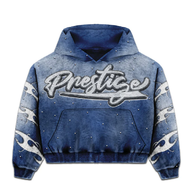 PRESTIGE COLLECTION FLAMES HOODIE MEN