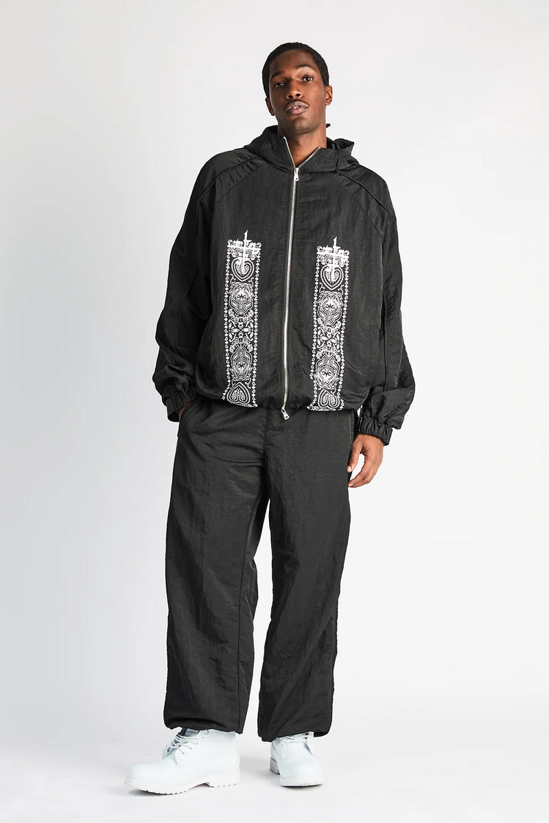 RTA BRAND MEXOW1207-B2276BPSLY NIXON TRACK PANT W/ SIDE ZIP OPENING