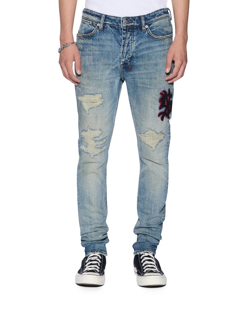 KSUBI MSP26DJ006 VAN WINKLE BLUE MONDAY REPAIR JEANS