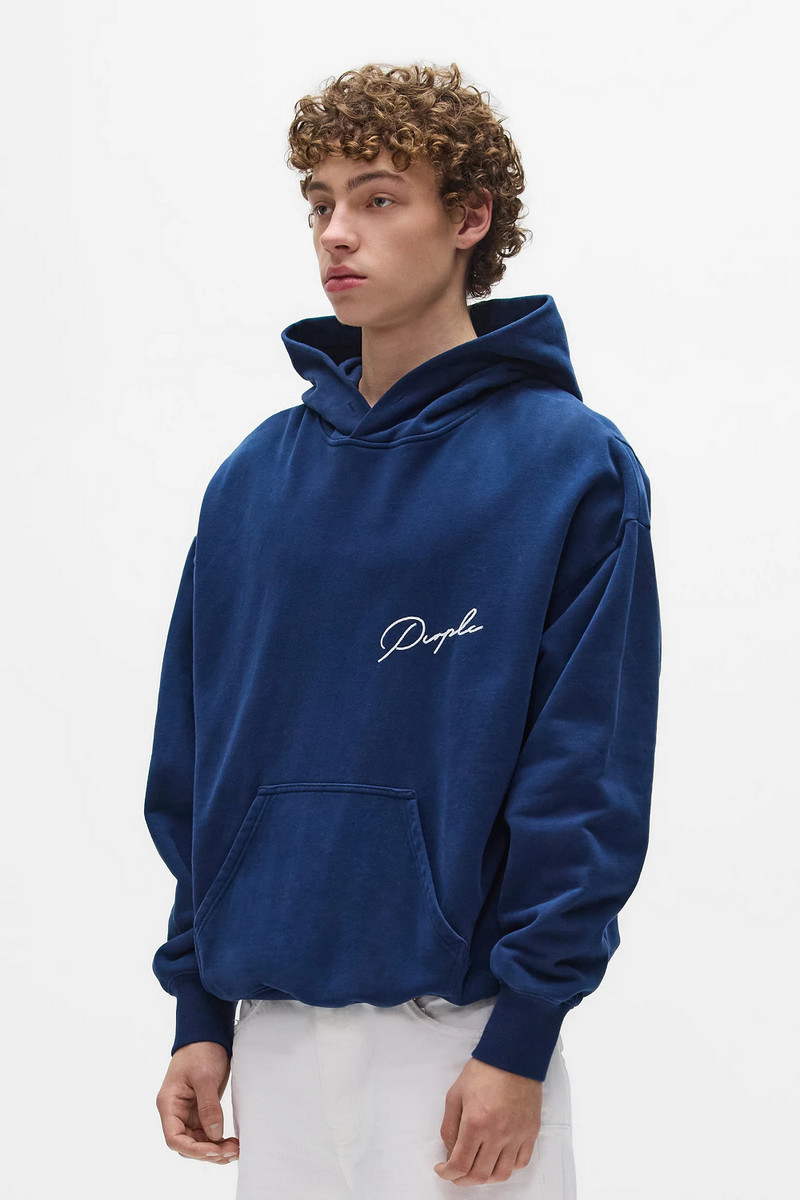 PURPLE BRAND M4199-MPCH226 MIDWEIGHT FLEECE SIGNATURE HOODIE