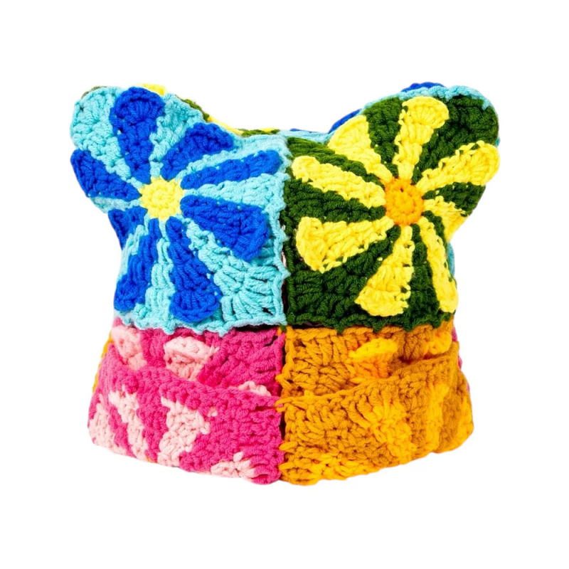 ARKYVE SUMMER BONANZA CROCHET CAT HAT