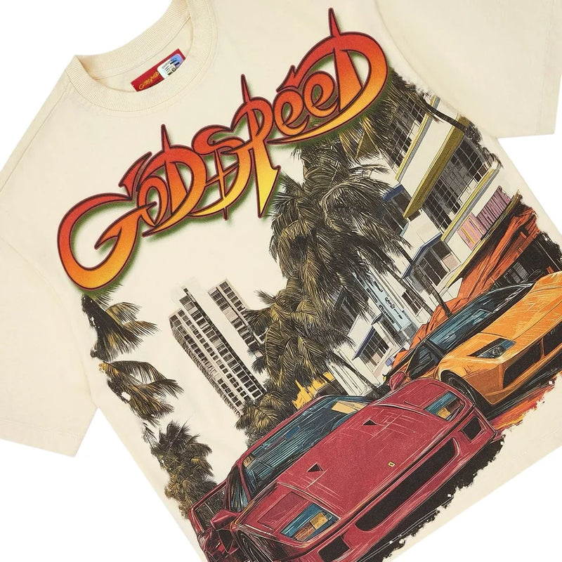 GODSPEED SOUTH BEACH DRIVE MIAMI SUPERRUN BOOM TEE