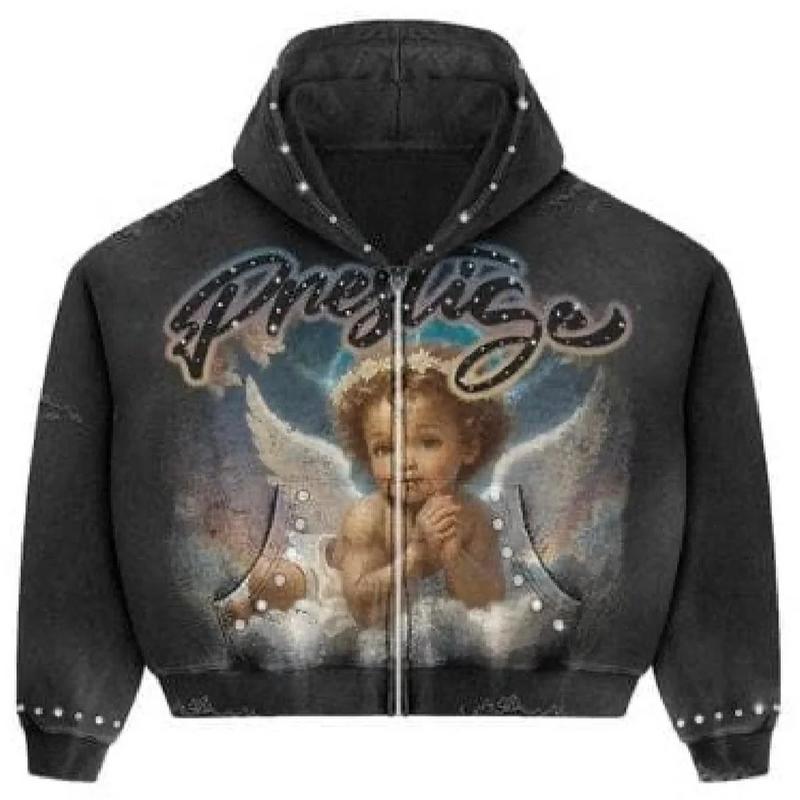 PRESTIGE COLLECTION AGLBLUE ANGEL HOODIE