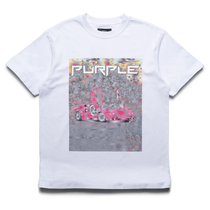 PURPLE BRAND P104-TBDS226 DITCHED TEXTURED JERSEY SS TEE