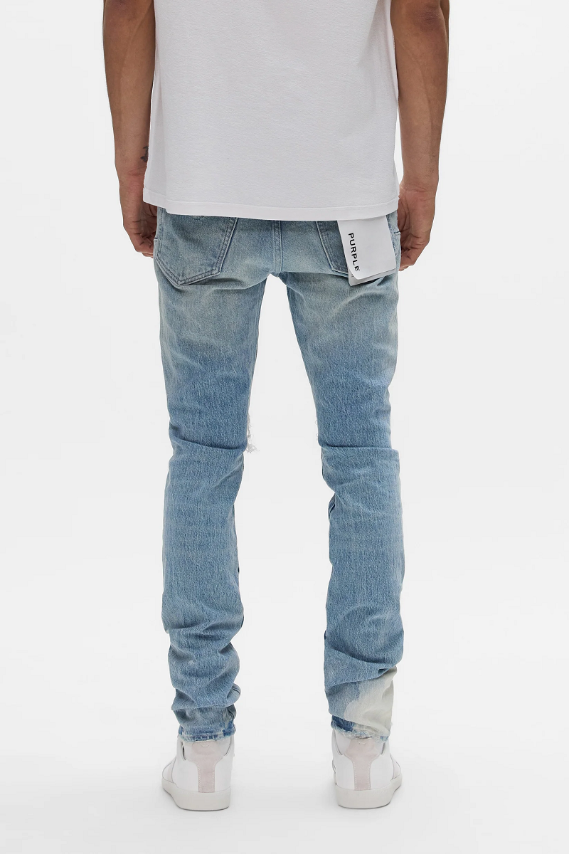PURPLE BRAND P001-SGRP226 SKINNY GARDA REPAIRS JEANS