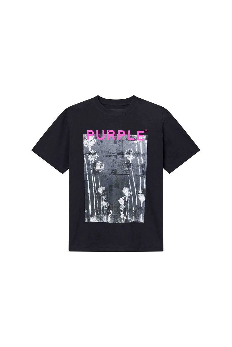 PURPLE BRAND P117-HBDC226 HTW JERSEY SS TEE