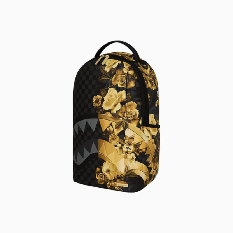 SPRAYGROUND B8683 GOLD FLORAL REMIX BACKPACK S26