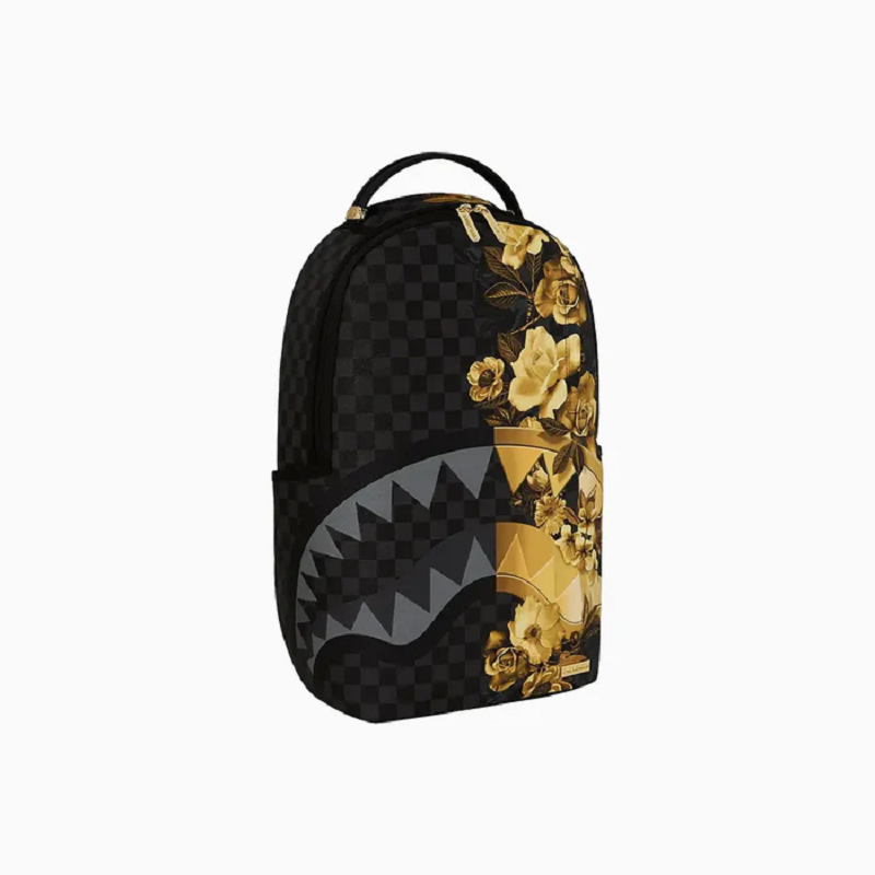 SPRAYGROUND B8683 GOLD FLORAL REMIX BACKPACK S26