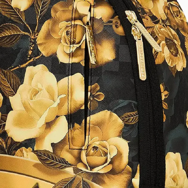 SPRAYGROUND B8683 GOLD FLORAL REMIX BACKPACK S26