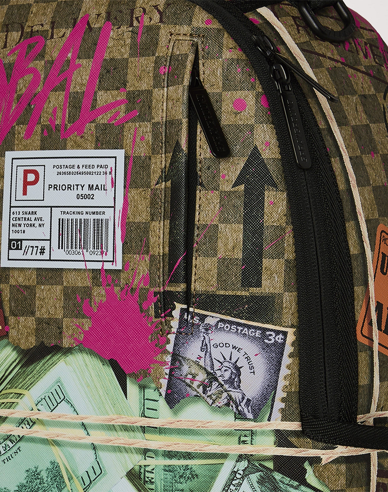 SPRAYGROUND B8767 TORN PACKAGING RMX BACKPACK S26