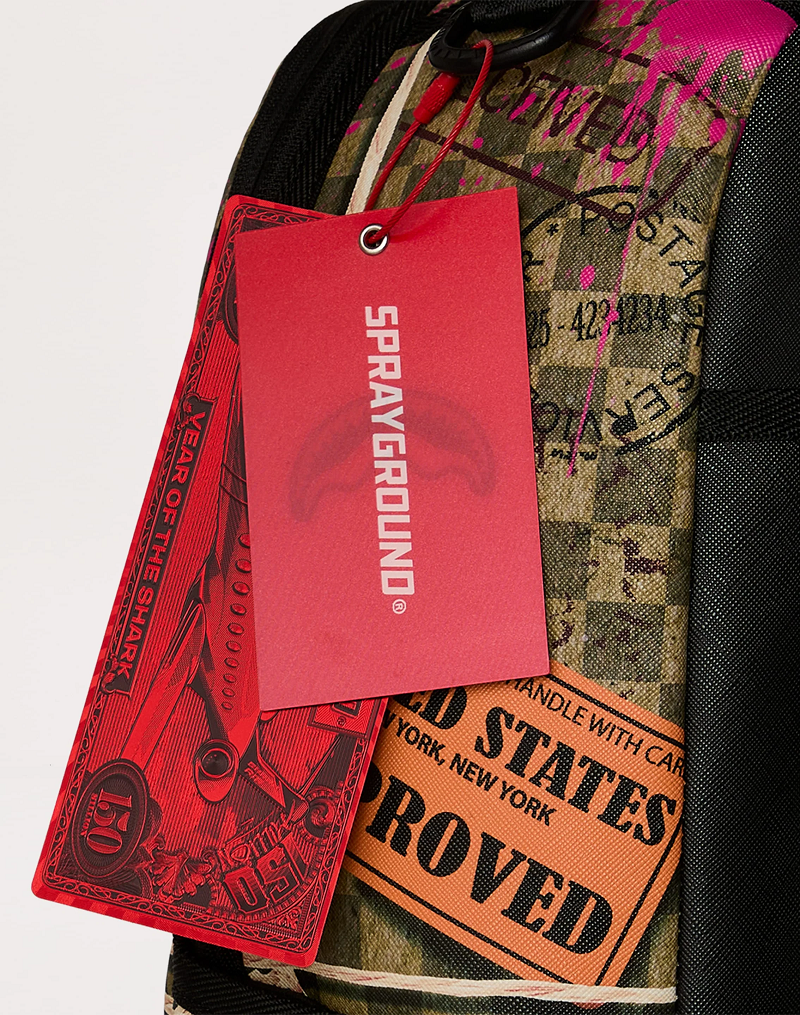SPRAYGROUND B8767 TORN PACKAGING RMX BACKPACK S26