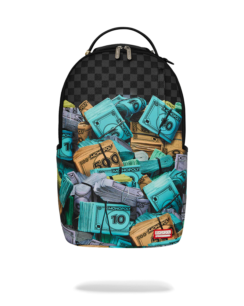 SPRAYGROUND B8782 MONPOLY MONEY STACK UP BACKPACK S26