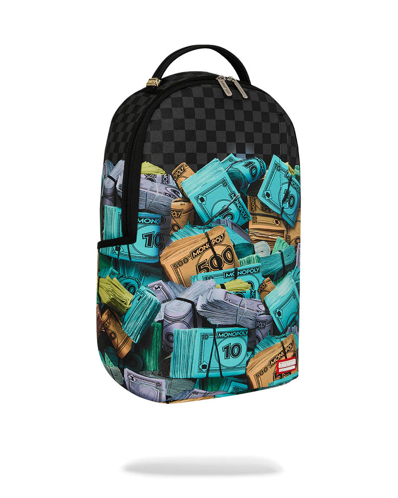 SPRAYGROUND B8782 MONPOLY MONEY STACK UP BACKPACK S26