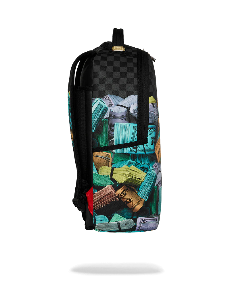 SPRAYGROUND B8782 MONPOLY MONEY STACK UP BACKPACK S26