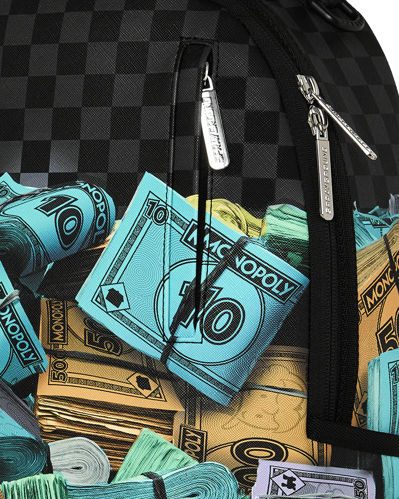 SPRAYGROUND B8782 MONPOLY MONEY STACK UP BACKPACK S26